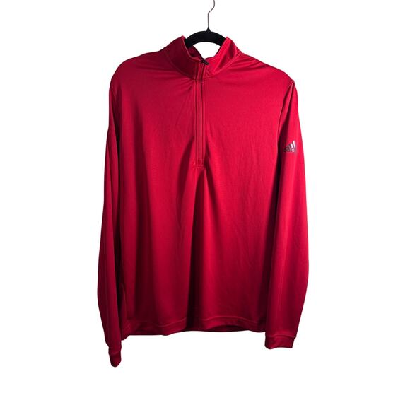 Adidas Mens Lightweight Quarter Zip Pullover - Picture 1 of 3